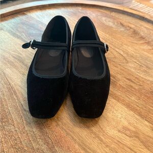 Zara Black Mary Jane Flats